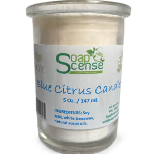 SoapScense Blue Citrus Candle